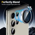 Camera Lens Protector for Samsung Galaxy S24 Ultra Individual Metal Ring Tempered Glass Camera Screen Protector for S24 Ultra. 