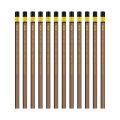 Goldfish Autocrat 12 Pcs HB Pencils Blister Pack. 