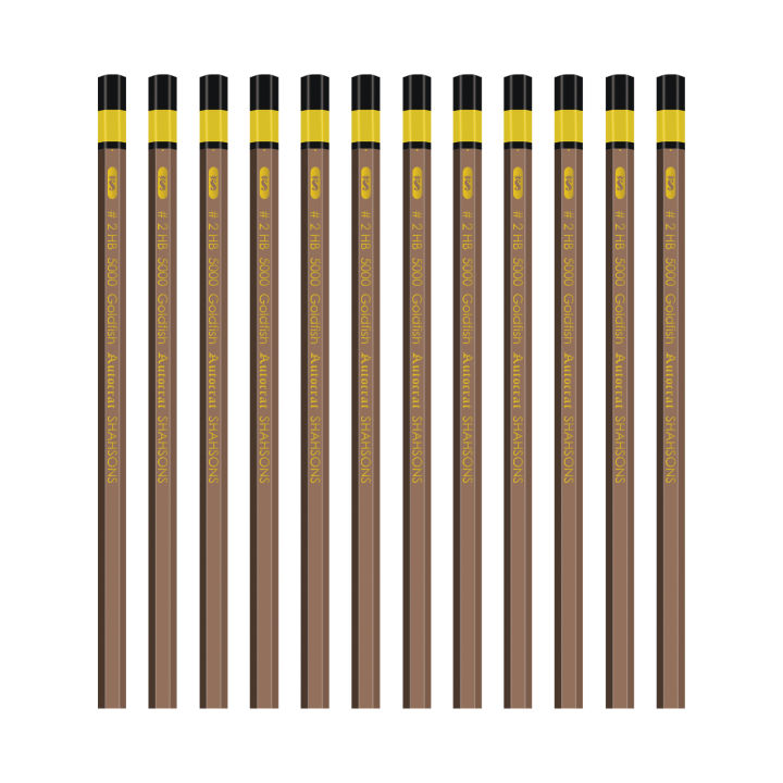 Goldfish%20Autocrat%2012%20Pcs%20HB%20Pencils%20Cardboard%20Pack%20-%20Image%203