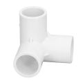 3 Way Pipe Fittings PVC Elbow Connector Multifunctional for Furniture Installation for Tent Connection. 
