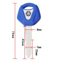 Yamaha Logo Uncut Stylish Design Key (Random Color). 