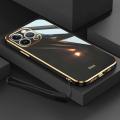 Maitus for iPhone 11 Pro Max Back Cover with Hand Strap Luxury 6D Plating Square Bumper Shiny Soft Silicone Cases Full Protection Mobile Phone Case for Boy Girls. 