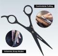 Professional Barber Scissors Salon Hair Cutting Hair dressing scissor Black Scissors Best scissors6 Inches Finest Stainless Steel Hair Cutting Scissors with Smooth Razor Edge Blades -Use for Salon & Personal. 