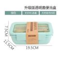 Wheat straw insulation lunch box student female Korean version cute office worker with lid portable lunch box large-capacity lunch box. 