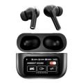 A9 Pro Earphones - Touch Screen ANC Wireless Earbuds - Bluetooth Headphones With 5.3 Support  - Smart Touch Screen - Noise Cancelling Support - Earbud. 