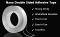 White Polyester Ivy Grip Tape, Nano Tape, High Strength Double Side Adhesive Tissue Tape, Double Sided Nano Tape, Invisible Multipurpose tape, Nano Invisible tape, Magic tape, Strong tape. 