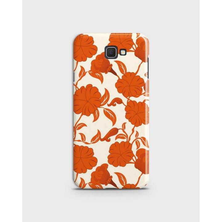 Samsung J7 Prime 3D Hard Cover Case Orange Berry - 1Cover692