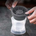 Silicone Ice Hockey Mold Large Round Ice Box with Lid Creative DIY Ice Maker Ice Cube Plastic Model for Kitchen Popesicle Mold. 