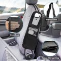 2PCS Car Seat Side Organizer, Multi-Pocket Seat Storage Hanging Bag, Car Multifunctional Storage Mesh Net Pocket, Can Hold Mobile Phone, Wallet, Glasses, Suitable for Cars, SUVs and Trucks. 