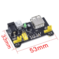 MB102 Breadboard Power Supply Module 2-way 3.3V 5V. 