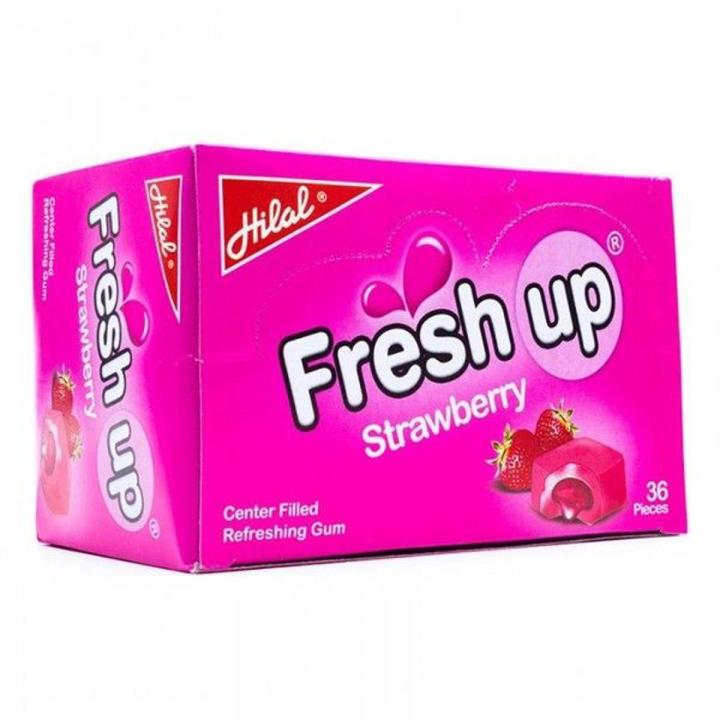 Freshup bubble Gum strawberry 36 gums
