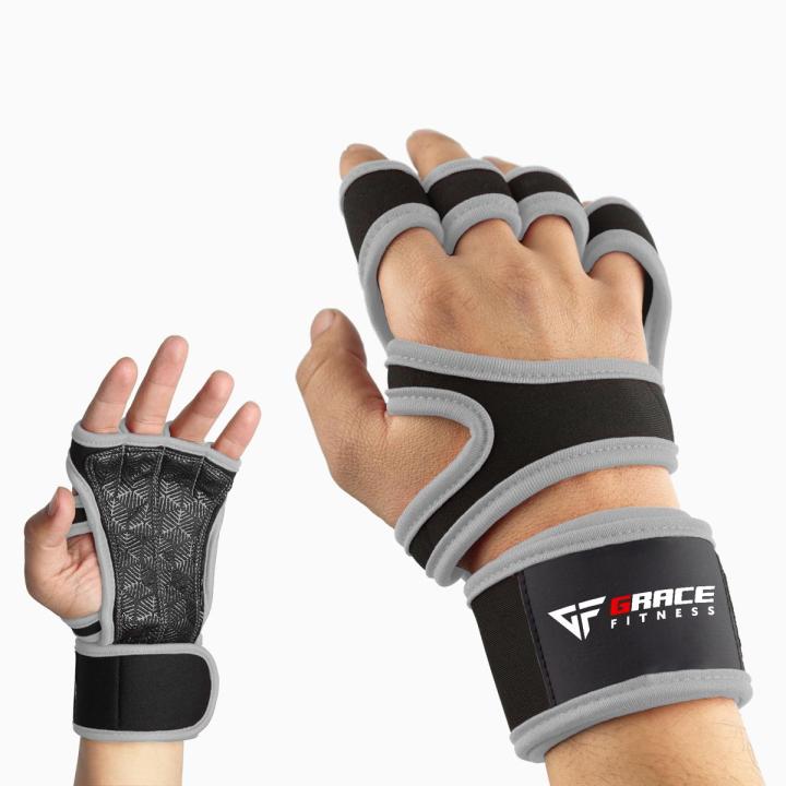 Weightlifting Gym Gloves Fitness Wrist Wraps Exercise Daraz.pk