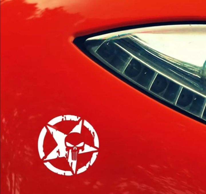 Auto%20Punisher%20Star%20Skull%20Head%20Pentagram(White)%20Car%20Sticker,Car%20Accessories,%20Stickers%20for%20Car%20-%20Image%203