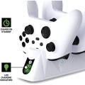 Stealth Sx-C100 X Twin Charging Dock for Xbox Series X/S - White (Xbox Series X). 