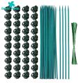 Green Home Flower Sticks No Peculiar Smell Bamboo Stick Support Piles. 