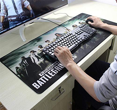 LipiWorld Gaming Waterproof Large XXL Mouse Pad for PUBG Erangel Edition (300x700x2mm) Mousepad  (Black)