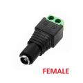 DC Power Jack Male and Female 5.5mm x 2.1mm CCTV Power Jack Adapter. 
