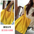 Japanese simple original ecological cotton canvas tote bag small solid color hand bag lunch box bag lunch bag lunch bag. 