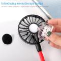 Goglor Hands-free Neck Band Hands-Free Hanging USB Rechargeable Dual Fan Mini Air Cooler Summer Portable,Headphone Design Wearable Neckband Fan Necklance Fan Cooler Fan. 