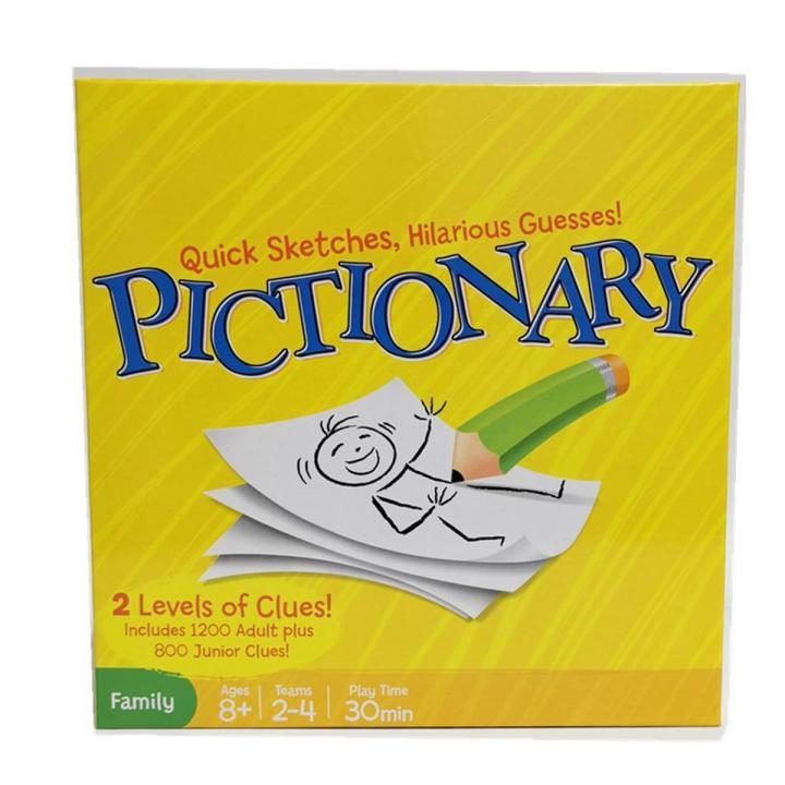 Pictionary Board Game Guess and Drawing Game Classic Board Game For Family Party Game