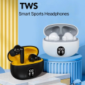 Airpods Stereo M04 Earbuds TWS 2025 | Wireless Bluetooth 5.3 Earphones with LED Display, ENC Mic, Deep Bass, Touch Control, Waterproof – HiFi Sound for Android/iPhone | Alternative to Akcome. 