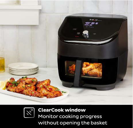 Air%20Fryer%20Oven%20RAF%20Instant%20Pot%20with%20Customizable%20Smart%20Cooking%20Programs,%208.0l%20Nonstick%20and%20Dishwasher-Safe%20Single%20Basket,%20Black,%20App%20With%20Over%20100%20Recipes,%20Stainless%20Steel%20-%20Image%203