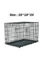 Folding Cage For Cats , Kitten & Puppies - Black. 