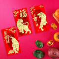 Chinese Hong Bao Large Capacity Cartoon Design Money Pocket. 