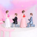 Wedding Couple Ornament Romantic Marriage Proposal Lover Valentine's Day Ornament. 