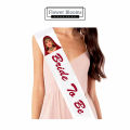 Customize Your Name and Pic Sash ( Birthday , Party , Bridal Shower or any Occasion ) Digital Printed and Washable By Flower Blooms. 