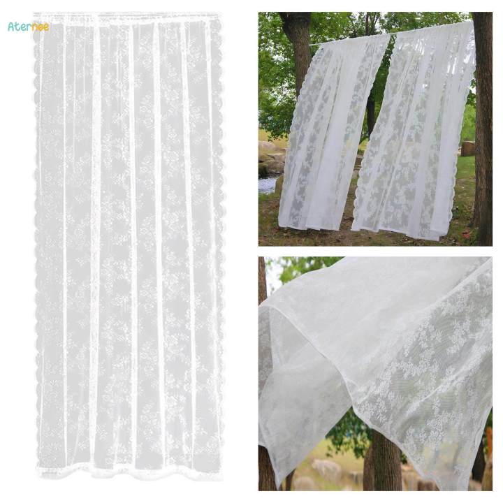 White%20Lace%20Floral%20Net%20Curtains%20Voile%20Curtains%20for%20Study%20Room%20Yard%20Decorative%20150cmx100cm%20-%20Image%202