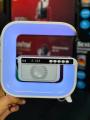 HM-G3 Big G speaker clock display wireless charging desktop dazzle colour atmosphere lamp 15 w creative gift OEM usb speaker prtable speaker led wireless charging speaker bluetooth speaker  mini speaker. 
