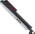3 IN 1 Beard Straightener, Straightening Brush For Curly Hair Ceramic Flat Iron Hair Straightener Brush Hair Straightener Brush For Men Curly Beard Care Beard Straightener Pick. 