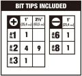 DeWalt MAXFIT Steel Driving Bit Set with Sleeve 30-Piece DWAMF30 (Made In Vietnam). 