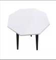 16 inch Top  Octagon Shape  Side Table , Coffe Table ( White , Brown ). 