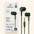 Ronin THE OG HD Sound Earphones – Super Bass | 3.5mm Stereo Jack | Authentic Wired Earbuds for Mobile & Gaming. 