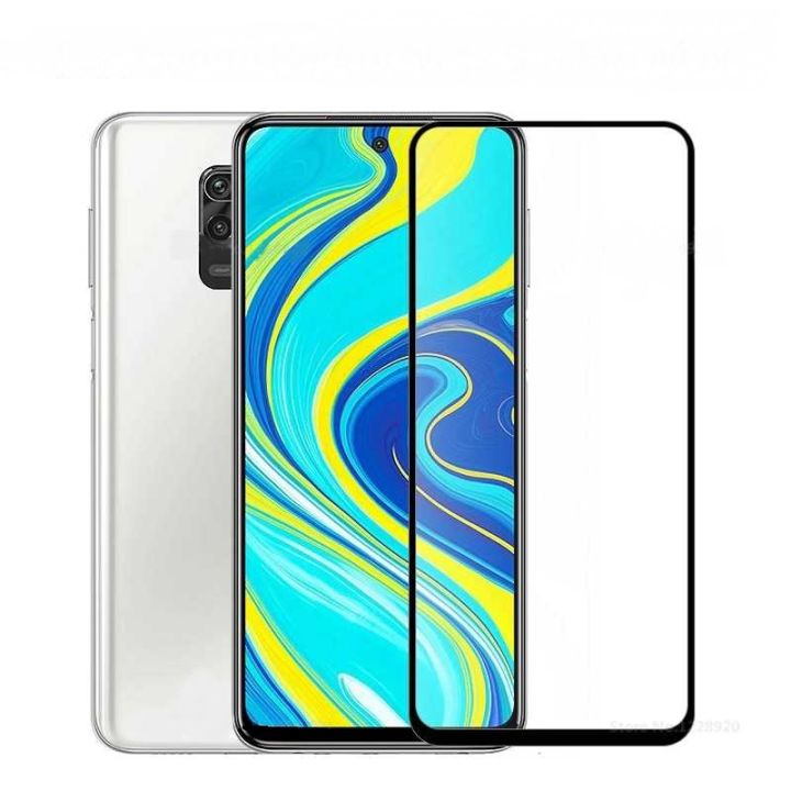Redmi Note 9S Black 9D 11D 21D Full Glue Screen Protector Tempered Glass Film High Quality Glass Protector