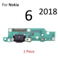 Charger USB Dock Charging Dock Port Board With Mic Microphone Flex Cable Repair Parts For Nokia 6.1 7 Plus 8.1 8 7.2 7.1 6.2 6 2017 2018. 