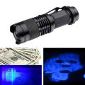 UV Flashlight Torch Light Blacklight Lamp AA Battery Powered for Marker Checker. 