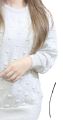 Embossed Wool Upper sweaters for women. 