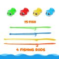 Musical Fishing Game For Kids - 15 Fishes. 