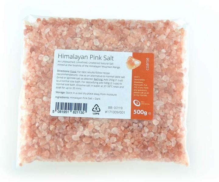 Pink Salt Coarse Grade 500g | Daraz.pk