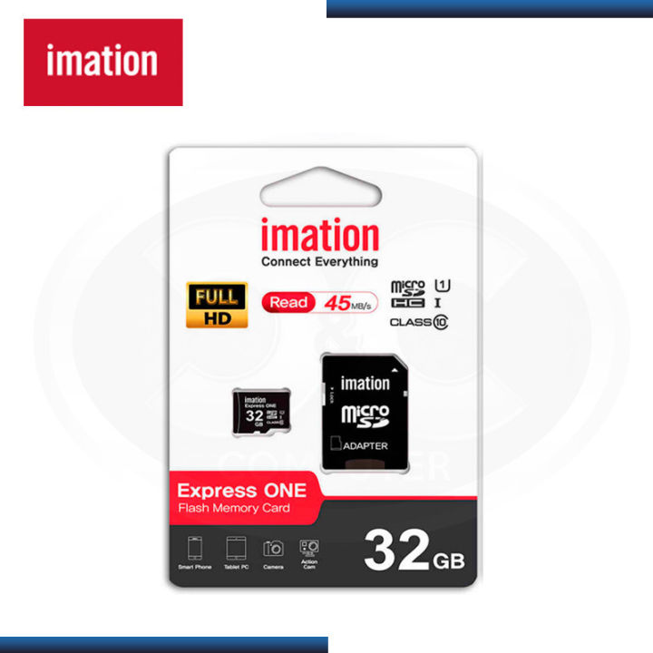 Imation memory card (Micro sd card) 32gb + 64gb [Memoria Micro SD Imation 32GB U1, V10 Con Adaptor] [Memoria Micro Sd 64 Gb Imation 4k Clase 10]