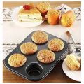 Non Stick 6 Cups Muffin Pan & Backing Cup Cake Tray. 