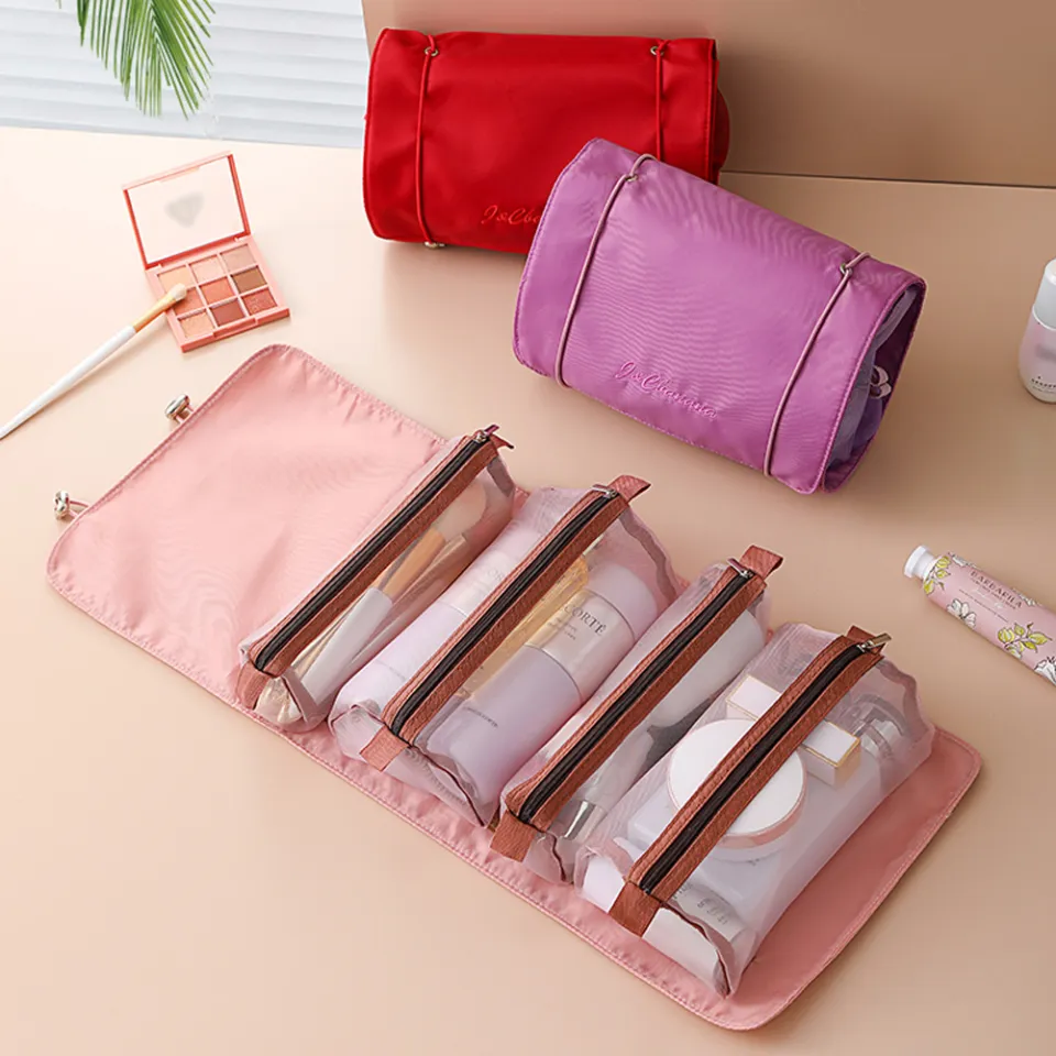 Folding cosmetic bag sale