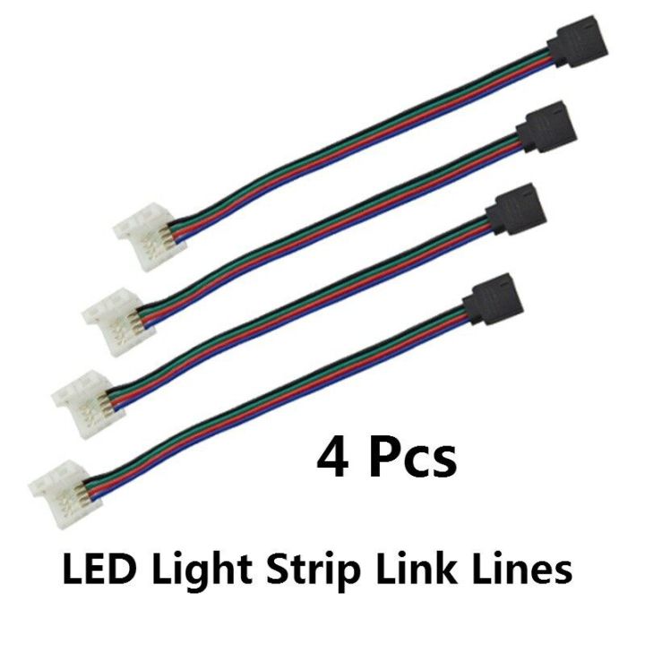 %E3%80%90Footprint%E3%80%91%204%20Pcs%204Pin%20RGB%20Female%20Led%20Strip%20No%20Soldering%20Connector%20Clip%20Cable%20Led%20Tape%20Extension%20Wire%20For%203528%205050%20RGB%20LED%20Strip%20Ribbon%20Tape%20-%20Image%202