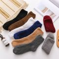 Winter Warm Mens Fuzzy Socks Thick Coral Fleece Women Sock Solid Soft Breathable Plush Home Sleeping Indoor Floor Towel Socken. 