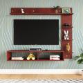 TV Unit Engineered Wood TV Entertainment Unit Modern Wall Mounted Media Console Floating TV Shelf for Xbox One/PS4/Cable Box/DVD Players/Game Console. 