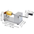 Potato Spiral Cutter Potato Slicer Potato Tornado Slicer Tornado Potato Machine Spiral Twister Potato Chips Slicer Vegetable Cutter Cutting Machine. 