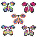 10 PCS Magic Wind Up Flying Butterfly Surprise Box Explosion Box in The Book Rubber Band Powered Magic Fairy Flying Toy Surprise Gift Fengshi. 